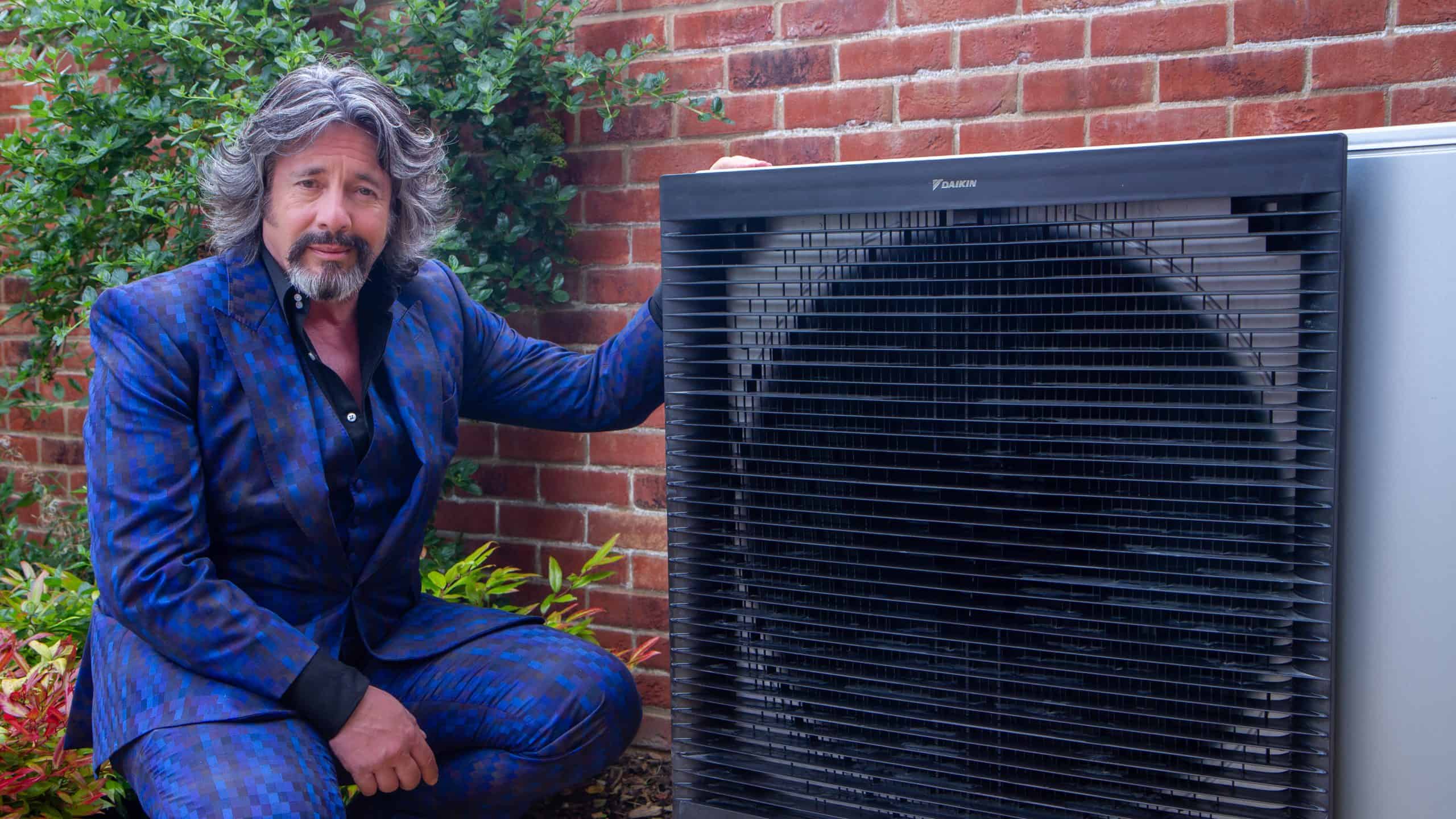 Laurence Llewelyn-Bowen and Daikin heat pump